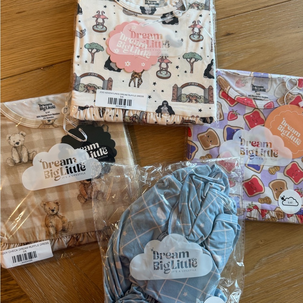 Dream Big Little Kids Casual Dresses